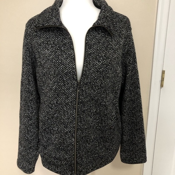 Land’s End Tweed Zipper Jacket, like new - Picture 4 of 5